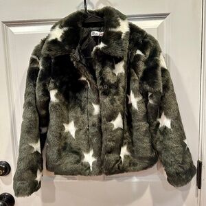 Epic Threads Faux Fur Jacket (Girls M)